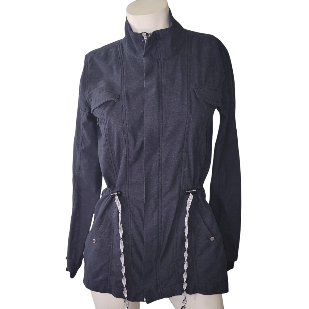 Cabi Grey Weekender Jacket With Drawstring Waist … - image 1